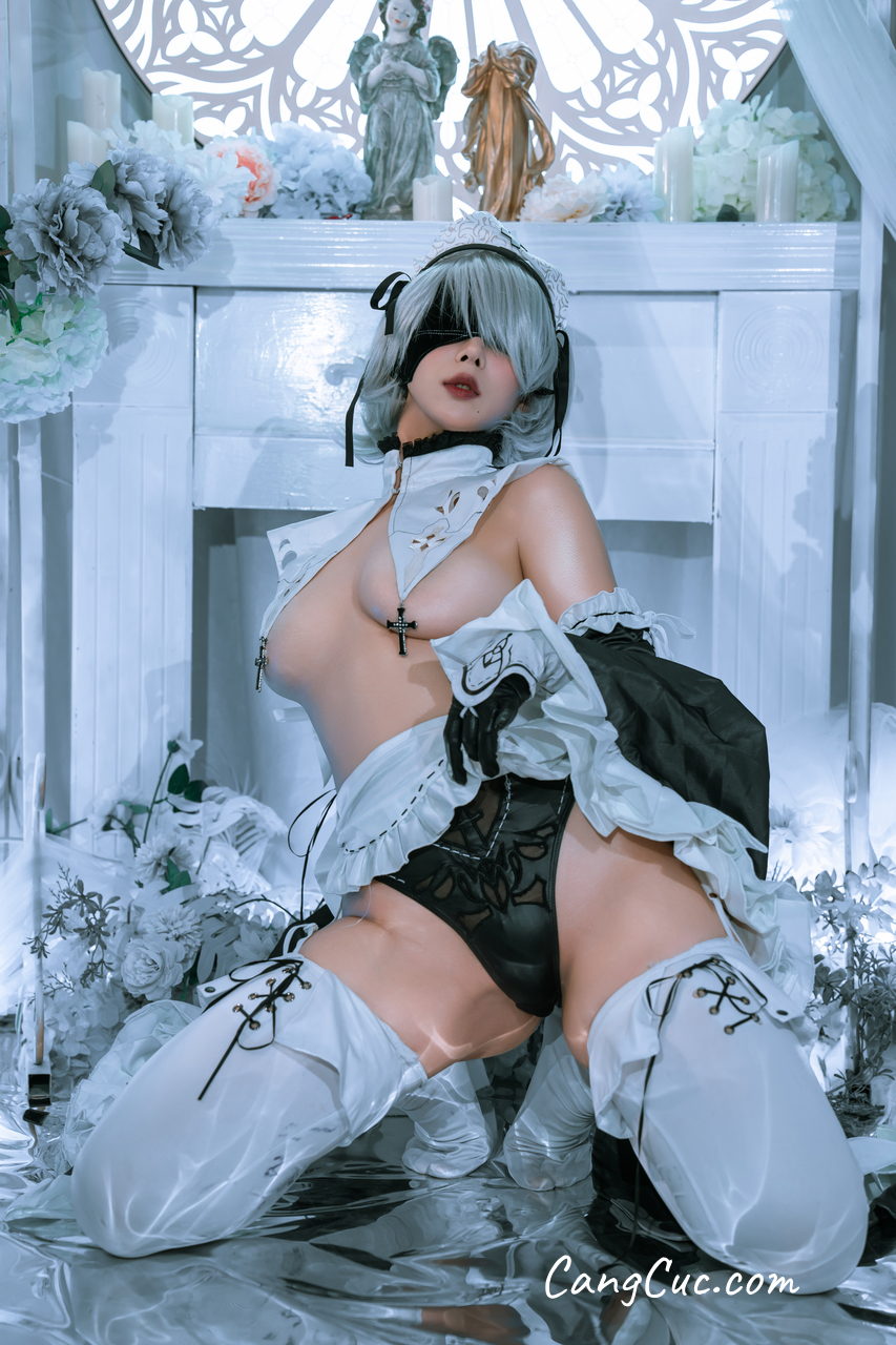 Coser@云溪溪 (Yunx1x1) & 奶桃 – 2B本 YoRHa No.2 Type B 上 ảnh 75